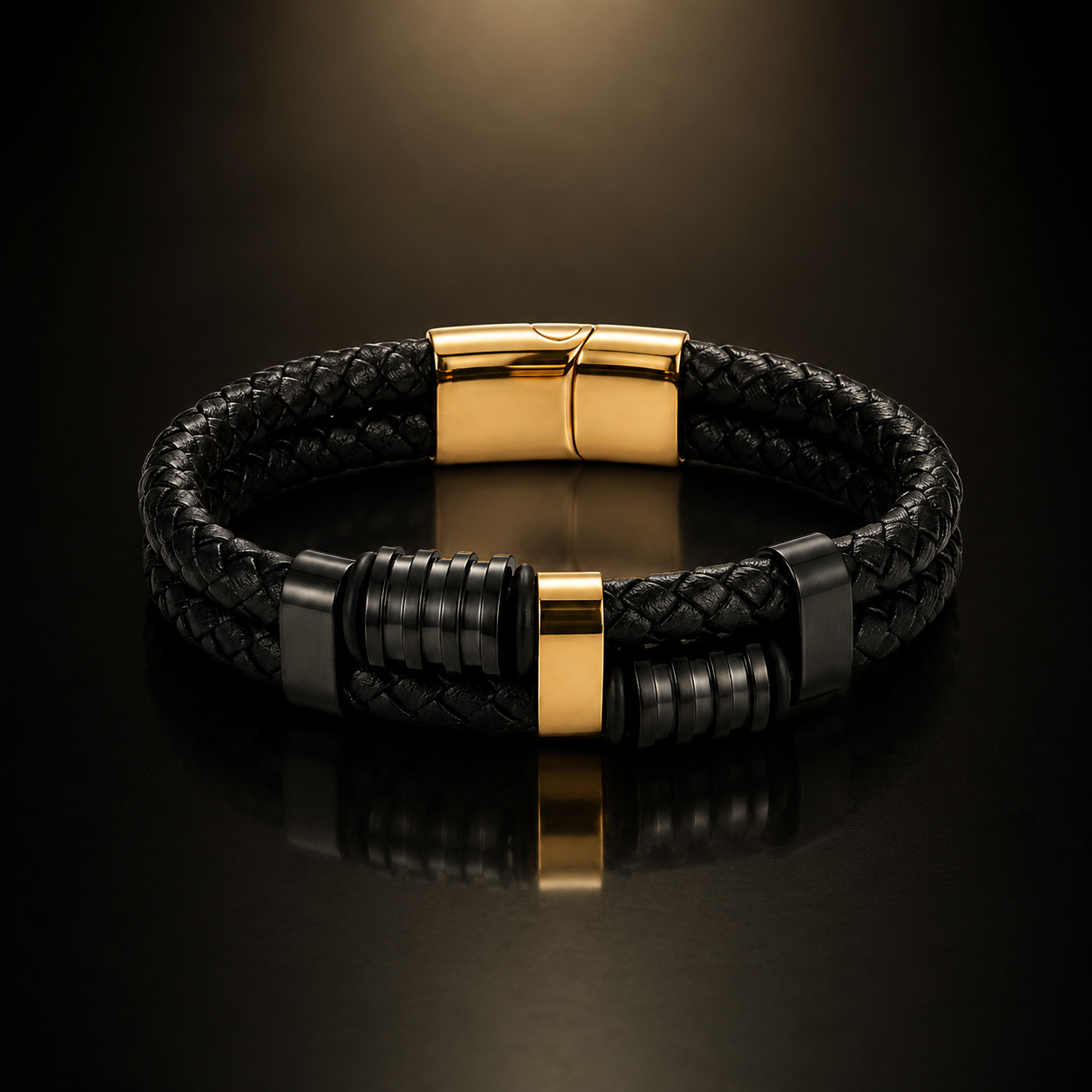 Eclipse Leather Bracelet