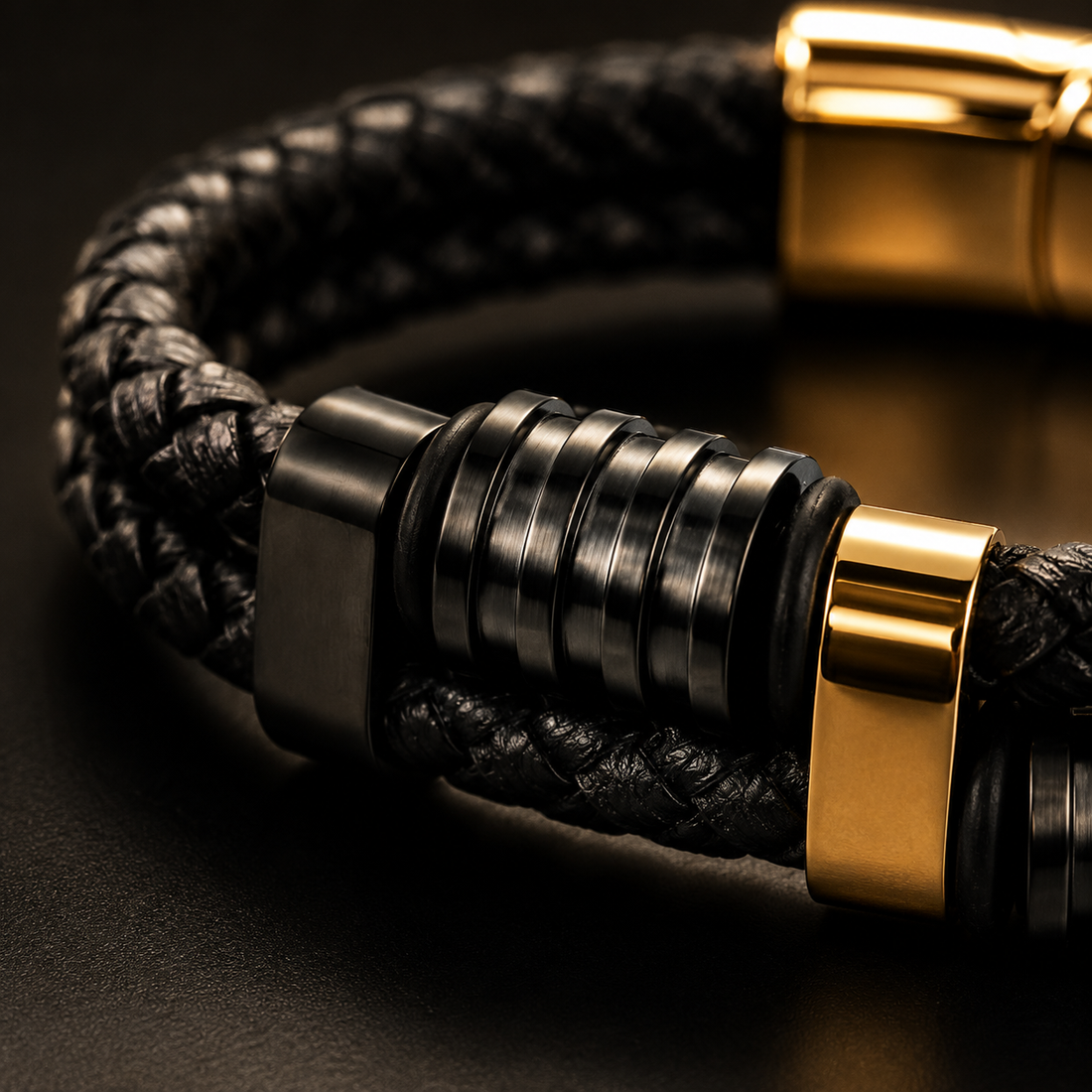 Eclipse Leather Bracelet