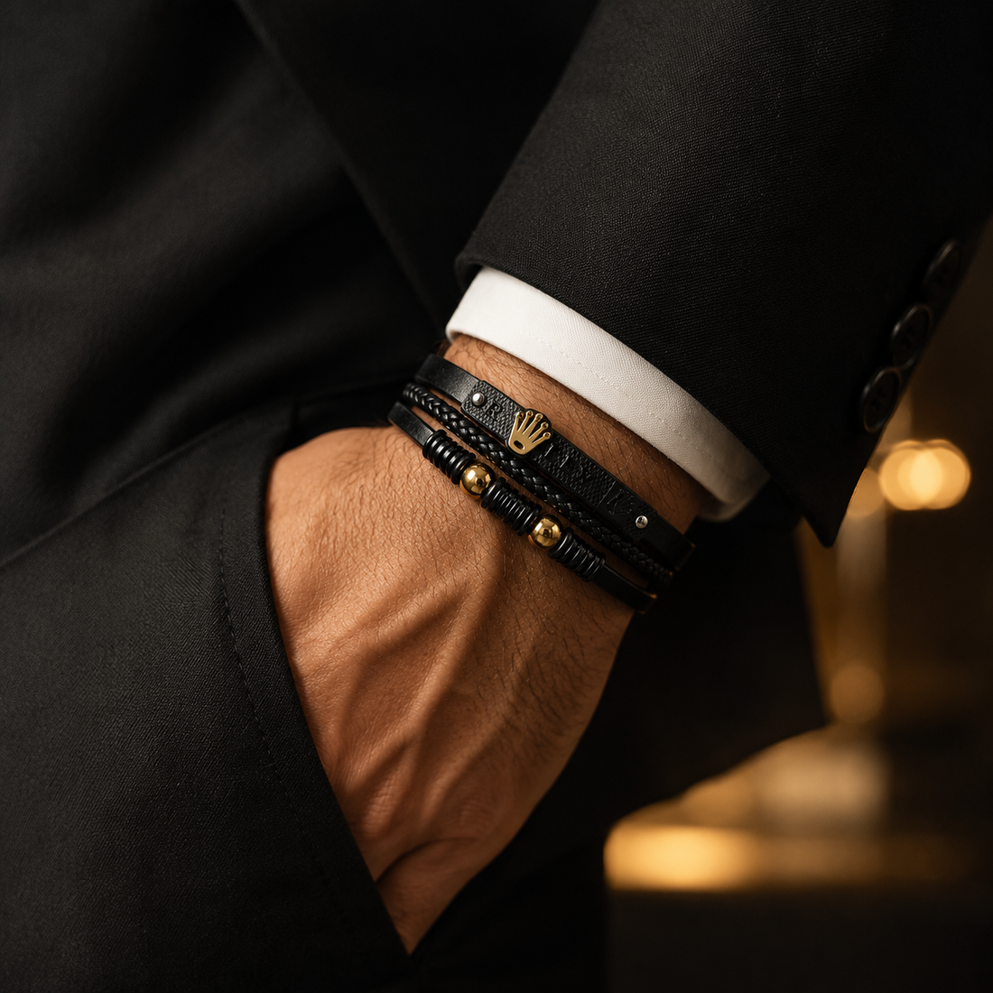 Premium Leather Wrap Bracelet
