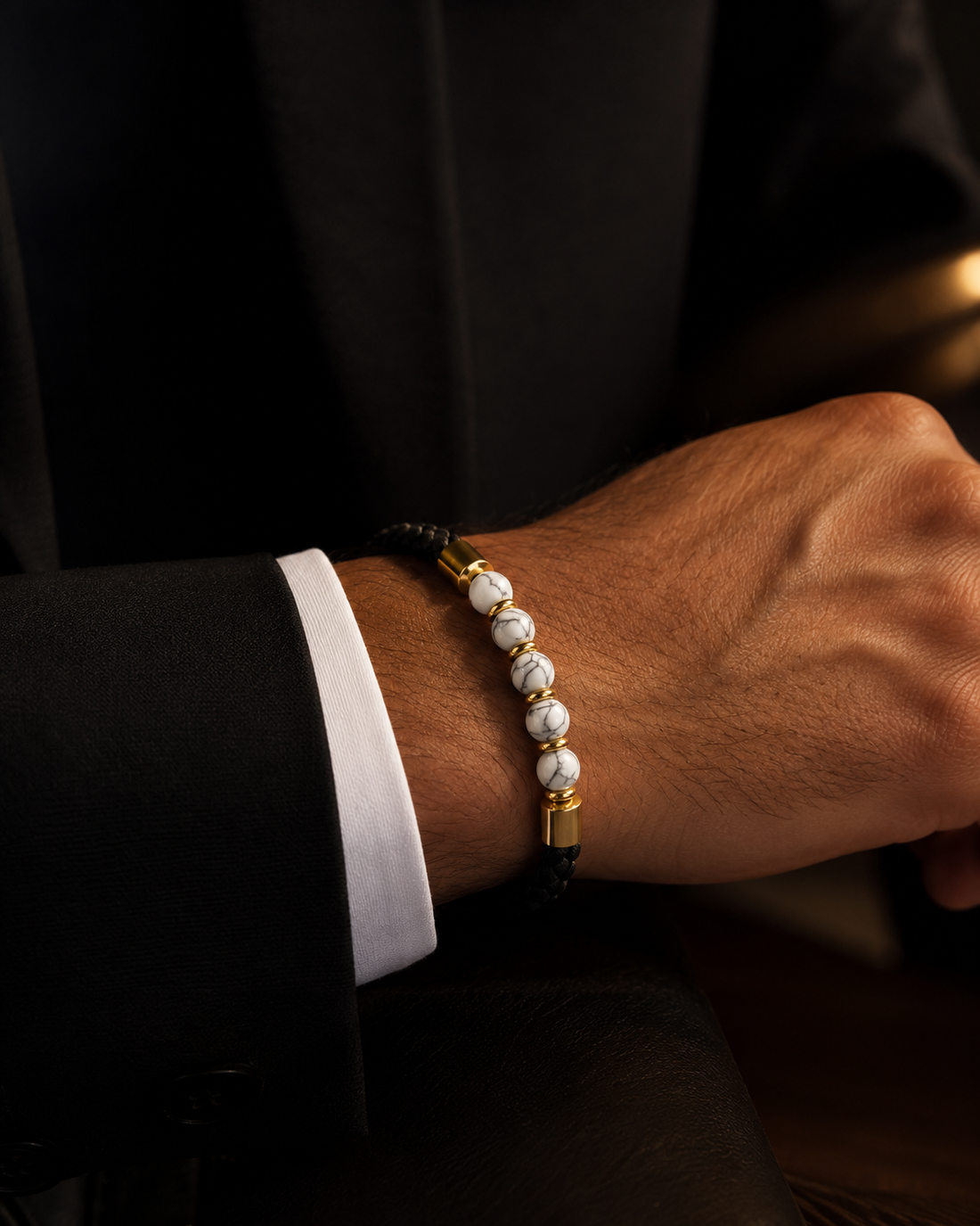 Imperial Noir Marble Bracelet